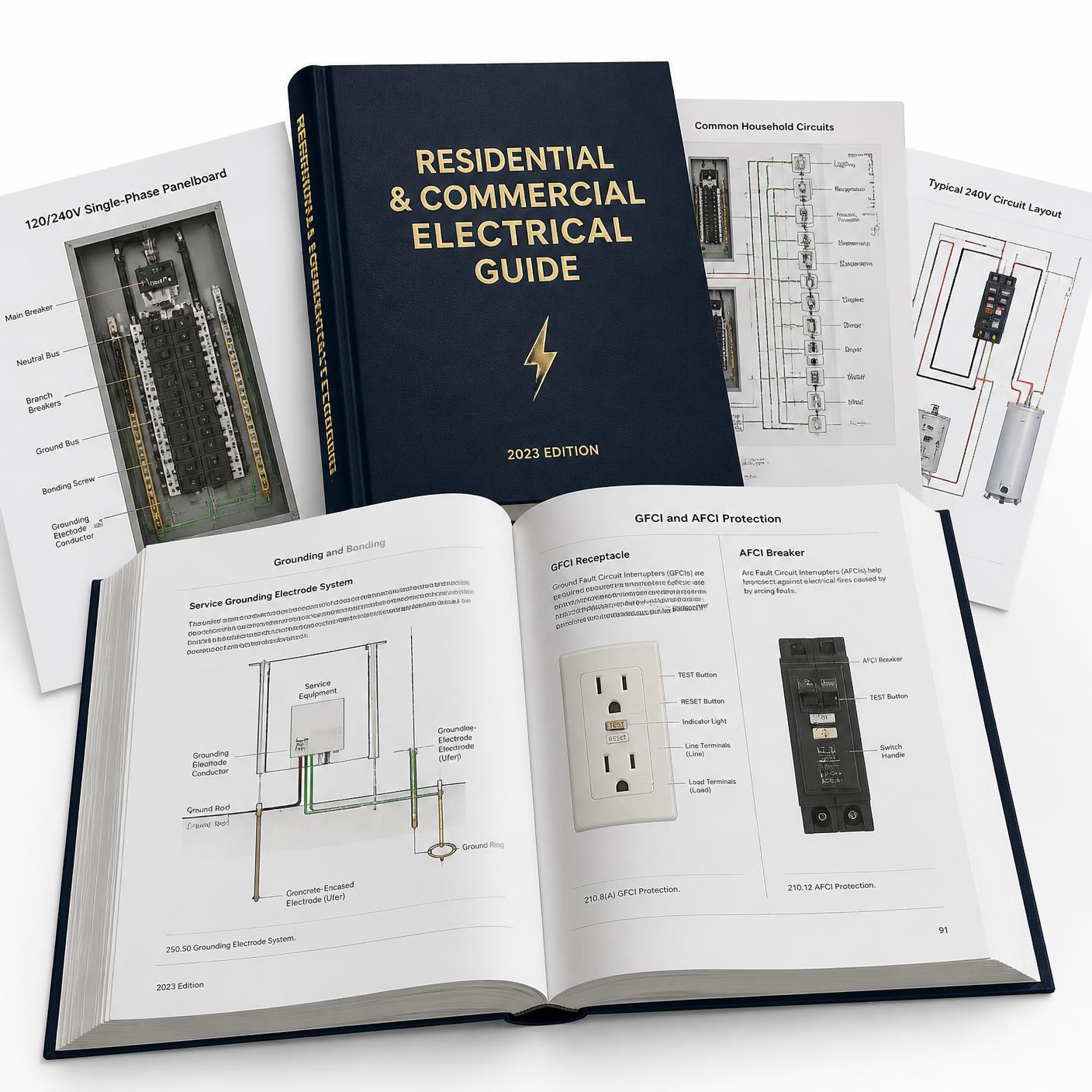 Residential and Commercial Electrical Guide book cover